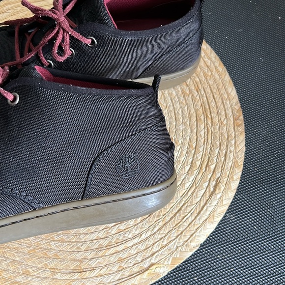 Timberland Canvas Textured Material High Top Kain Shoes Size 10 - Picture 11 of 15